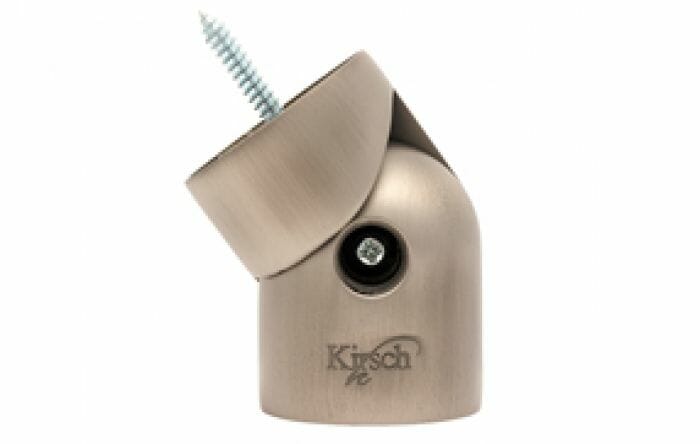 Kirsch 1 3/8 Inch Designer Metals Swivel Socket