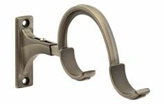 Kirsch 1 3/8 Inch Designer Metals Decorative Double Bypass Bracket
