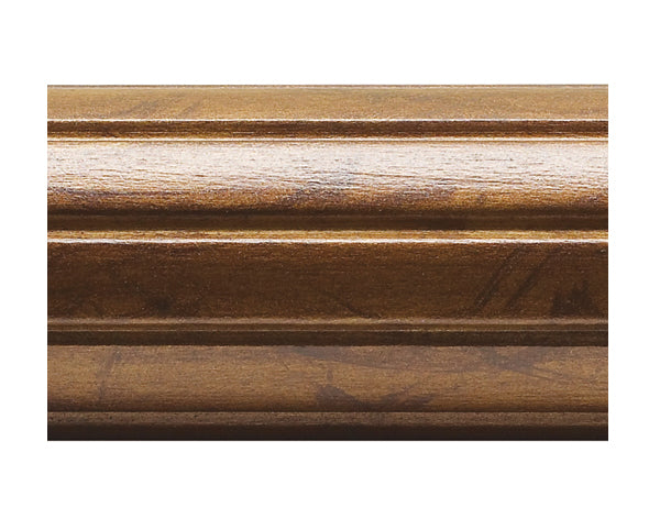 Kirsch Wood Trends 3 Inch Fluted Wood Pole
