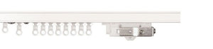 Kirsch Architrac 94001 Series Baton Draw Traverse System - Pinch Pleated Drapery, Wall Mount