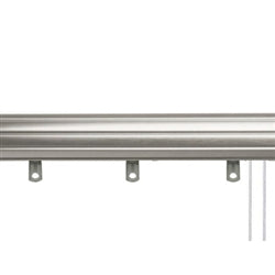 Kirsch Designer Metals 1 3/8 Inch Fluted Traverse Rod
