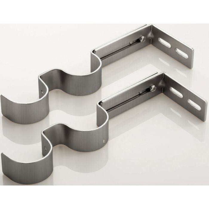 Kirsch Designer Metals Standard Double Bracket