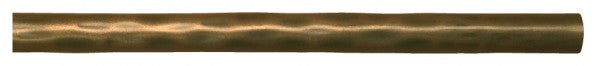 Orion Iron Drapery 3/4 Inch Round Hollow Hand Hammered Rod (A Finishes)
